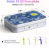 Dental Floss Portable Case, Easy to Store Floss Picks, Perfect for Traveling, Hotels, Appointments