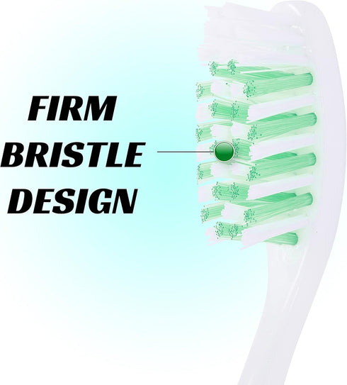 Extra Firm Toothbrush Set for Adults, Travel Toothbrush Kit, Hard Multicolor Denture Brush, 12 Pack