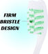 Extra Firm Toothbrush Set for Adults, Travel Toothbrush Kit, Hard Multicolor Denture Brush, 12 Pack