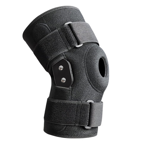 Knee Brace for Men and Women - Hinged Adjustable Open Patella Knee Brace for Arthritis, Meniscus Tear, and Joint Pain