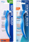 Lit-Pack 2 Pack Denture Clean Toothbrush for Denture Care Tool w/Multi Layered Ordinary