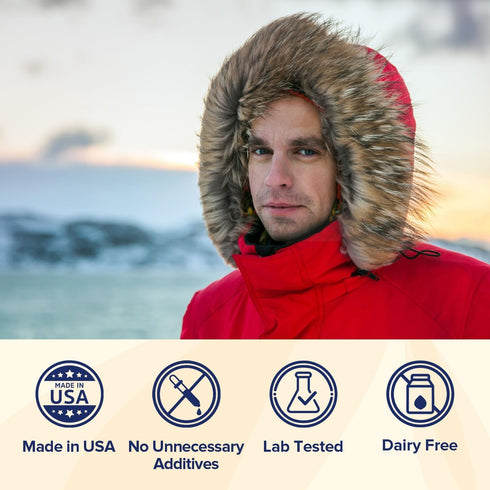 Antarctic Krill Oil 1000 mg Softgels, Omega-3s, EPA, DHA, Astaxanthin & Phospholipids, 60 Softgels, Non-GMO, USA Made