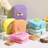 Zubebe 6 Pcs Preppy Patch Cute Makeup Bags - Toiletry Bags for Travel, Chenille Letter Nylon Cosmetic Pouch