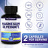 Magnesium Glycinate Capsules 380mg | 90 Counts | Non-GMO & Gluten Free | Muscle, Heart, Nerve Support, 45 Servings High