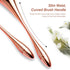 Super Large Mineral Powder Brush Set - 2 Pcs Bronzer Kabuki Makeup Brush & Soft Fluffy Foundation Brush