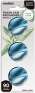 Flint Minibini Trash Can Deodorizer and Odor Eliminator, Garbage Can Air Freshener, Refill Pack