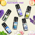 Essential Oils Reborn Aroma Oils Multifunction Blends Gift Set Oils for Aromatherapy Diffuser, Humidifier, Fresher, Natural Aroma Oils, 6 Bottles, 15 ML