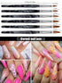 TOROKOM 19Pcs Acrylic Nail Brush Set, Nail Brushes for Nail Art Pen, Gel Nail Polish Brush, Nail Design Brush