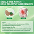 40PCS Natural Knee Relief Patches, Warming Herbal Patches for Long Lasting Joint Pain Reduction