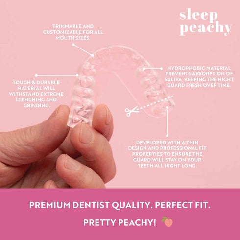FlexiFit Night Guard for Women - Pack of 2 Mouth Guards for Teeth Grinding, Clenching, and Bruxism (Clear)