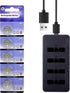 JOXIYECLTL CR2025 Rechargeable Battery with Charger 3V Coin Button Cell Lithium-ion Batteries(5PCS)