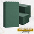 Party Solids 20 3-Ply Dark Green Scalloped Napkins Disposable Pcs Dark Green Scalloped Dinner Napkins Disposable