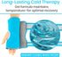 Arctic Flex Wrist Ice Pack Wrap - Hot & Cold Therapy Brace For Hand - Soft Gel For Pain Relief, Rheumatoid Arhtritis, Surgery, Swelling & Sprains - Adjustable Straps For Heating Or Cooling Compression
