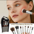 Travel Makeup Brushes Set with Case, 8 Pcs Travel Size Makeup Brush Set for Foundation, Powder, Eyebrow, Eye Shadows,