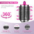 Large Round Volumizing Brush for Dyson Airwrap Attachments, Big Size Hair Styler Blow Dryer Brush (Rose)