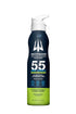Watermans SPF 55 Dry Spray Sunscreen, Reef Safe, Broad Spectrum for Face and Body, Fragrance Free, Oxybenzone Free