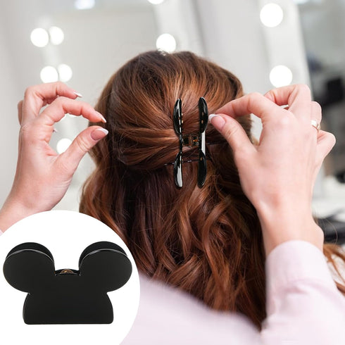 Mouse Ears Hair Claw Clips - BENOSPACE 3Pcs Acrylic Mouse Head Hair Clips for Women Fashion Hair Styling Accessories