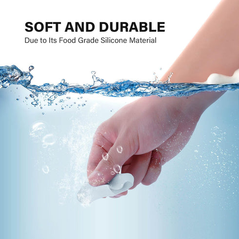 Anbbas Silicone Denture Brush Cover, 2pcs Fit Most Toothbrushes