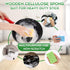 Cleaning Scrub Colored Sponge, Non-Scratch Kitchen Cellulose Dishwashing Sponge, 16Pack Biodegradable Natural Sponge
