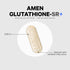 Amen Glutathione-SR+ Advanced Sustained-Release Supplement, 2-Month Supply, Reduced L-Glutathione, 60 Capsules
