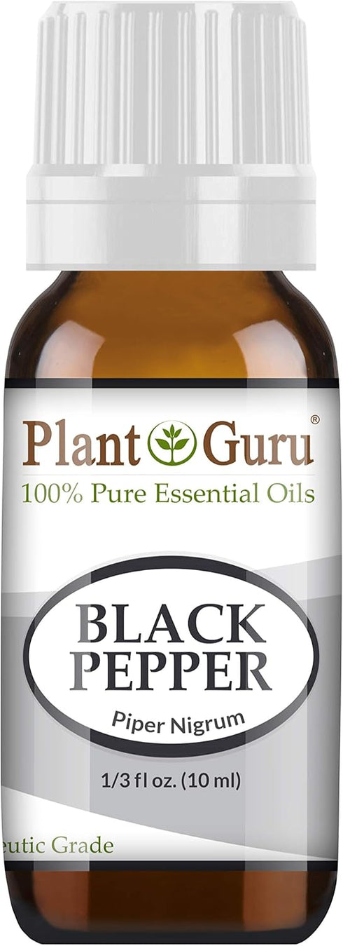 Black Pepper Essential Oil 10 ml Piper Nigrum 100% Pure Undiluted Therapeutic Grade.