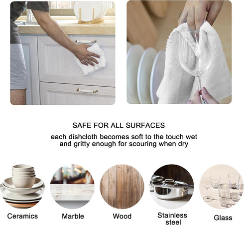 kimteny 13x28 Inches (13x28-8 Pack, Kitchen Cloth Dish Towels, Premium Dishcloths, Super Absorbent Coral Velvet