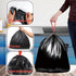 2-4 Gallon Drawstring Trash Bags, 200 Count Bulk Value Pack, Black & Unscented for Home and Business