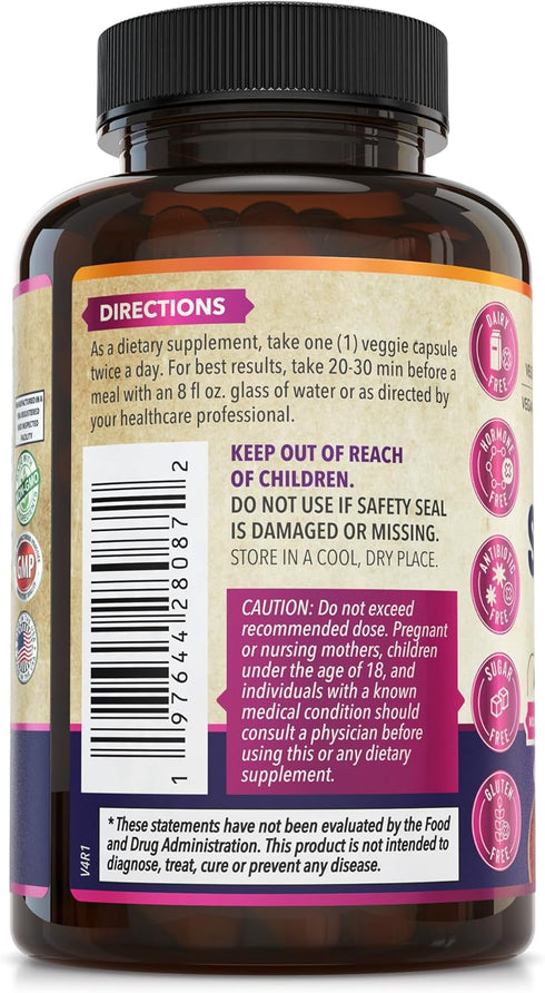 Natural Saffron Mood Supplements for Adults, 88.50 mg Pure Saffron Extract for Mood and Memory Support, 45-Day Supply