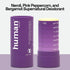Human Essential Deodorant: Natural Ingredients, 48 Hour Odor Control, Aluminum & Plastic Free (NEROLI, PINK PEPPERCORN,
