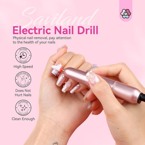 SAVILAND Electric Nail Drill, Professional Efile Nail Drill with 6PCS Nail Drill Bits
