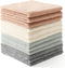 Neessno 12 Pack Cleaning Cloth,Ultra Soft Absorbent Quick Drying Microfiber Cleaning rags,No scratches,Reusable,Washable,Lint