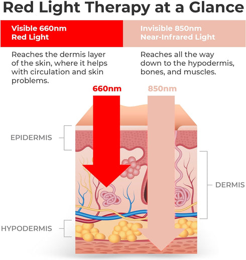 LifePro InfraGlow NIR & Red Light Therapy Lamp, 18 LEDs Clip-On for Chronic Pain Relief, Skin Wellness & Recovery