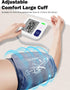 Blood Pressure Monitor, Upper Arm Cuff with 9"-17" Large Cuff, 4" Screen Automatic Digital BP Machine for Home Use