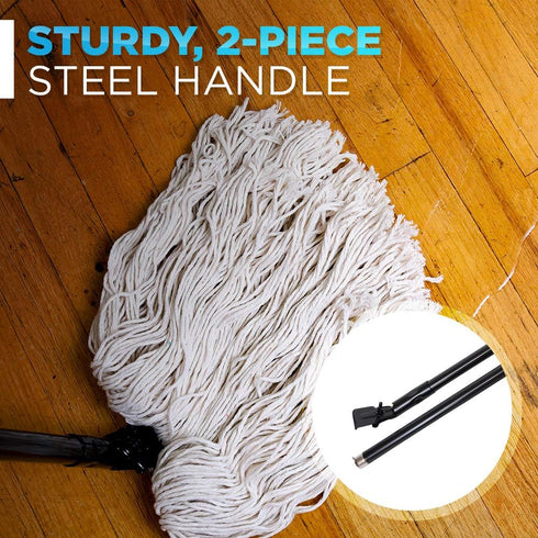Heavy Duty Fuller Brush Wet Mop - Durable & Washable
