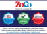 Safety Magnets by ZOCO, Infant and Child CPR & Choking Magnet, Laminated Emergency Numbers Fridge Card