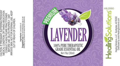 Lavender Essential Oil Healing Solutions 30ml - 1 Fluid Ounce