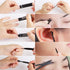Manicure Set, Travel Mini Nail Clippers Kit, 10pcs Stainless Steel Grooming Tools (Black)