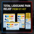 Icy Hot Max Strength Lidocaine Pain Relief Patch - 5 Count for Fast, Targeted Relief