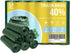 UNMEEE 10 Gallon Trash Bags 120 Counts Extra Strong Tall Garbage Bags, Biodegradable