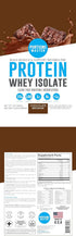Cold-Processed CFM 100% Whey Protein Powder, All-Natural, Sweetened with Stevia, Chocolate Brownie, 2 LB
