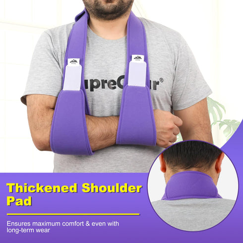 Immobilizer, supregear Arm Sling Shoulder Rotator Cuff Support Brace, Lightweight Comfortable Sling for Shoulder