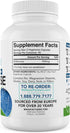 UTI Slip D-Mannose Non-GMO Organic Source Veggie Capsules, 90 Count (500 Mg)