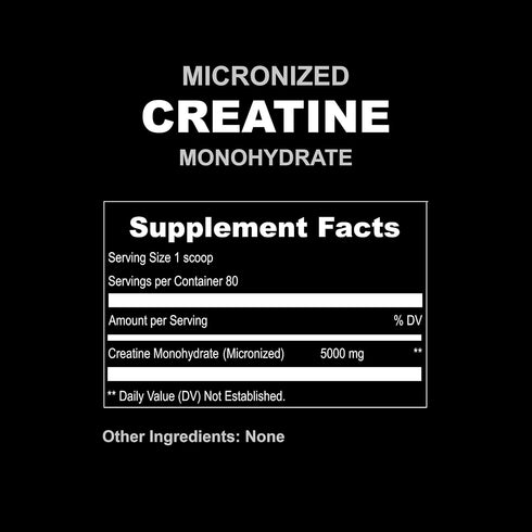 UpNourish Micronized Creatine Monohydrate Powder 400g - Unflavored Vegan Supplement for Pre Workout & Muscle Building,
