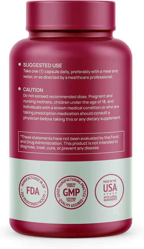 Stabilized R-Lipoic Acid 300mg Per Serving, R Alpha Lipoic Acid ALA Supplement for Nerve, Energy & Metabolism Support,