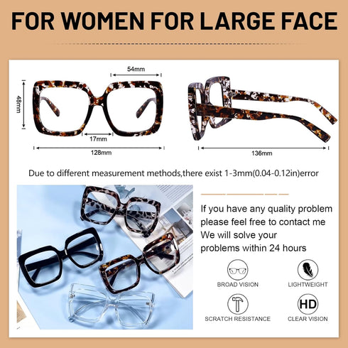 OCCI CHIARI Durable 1.5 Reading Glasses for Women, Reader 150 (1.0 to 4.0)