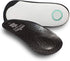 Pedag Holiday 3/4 Length Sheepskin Orthotic Inserts, Handmade in Germany, Arch Support, Black, 1 Pair, US Women 9 / EU