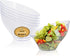 R-kay 6 Pack Angled Clear Plastic Serving Bowls, 36 Oz, Heavy Duty for Weddings, Catering, Birthday Parties