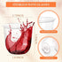 KesaPlan 100 Pcs Clear Classic 12oz Crystal Plastic Stemless Wine Glasses for Weddings, Meetings, Birthdays, Parties