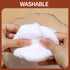 Teenitor 4.13 Inch Ultra Soft Washable Large Round Velour Powder Puff for Body Loose Powder, 4 Pcs