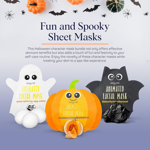 SpaLife Animated Halloween Character Facial Mask